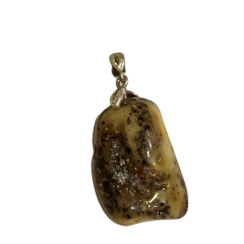 Amber pendant (silver base) 1202401